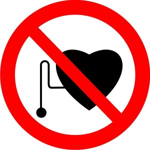 P11 Запрещается работа (присутствие) людей со стимуляторами сердечной деятельности